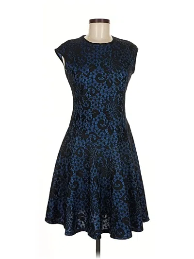 Pre-owned Gabby Skye Cocktail Dress In Blue