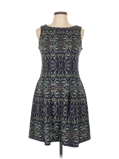 Pre-owned Gabby Skye Cocktail Dress In Blue