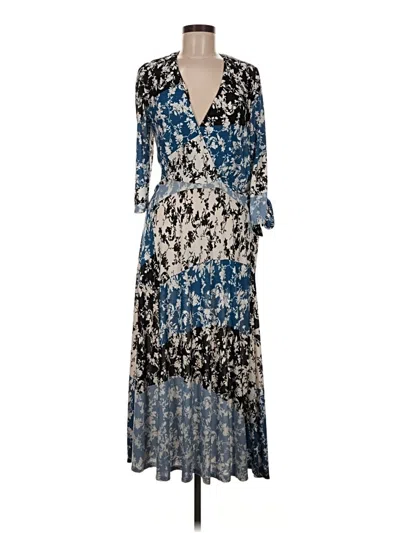 Pre-owned Gabby Skye Cocktail Dress In Blue
