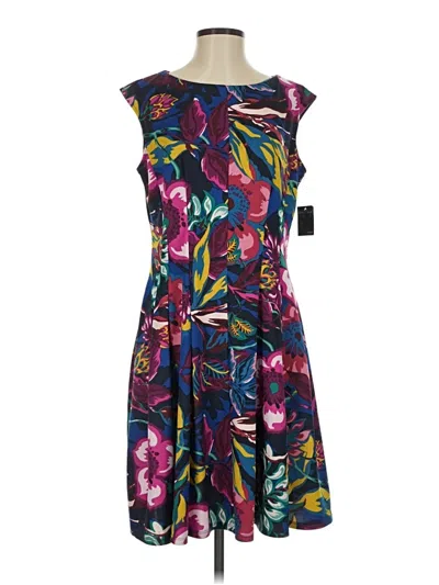 Pre-owned Gabby Skye Cocktail Dress In Blue