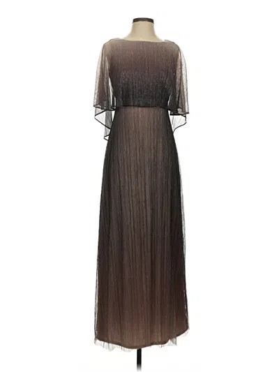 Pre-owned Gabby Skye Cocktail Dress In Brown