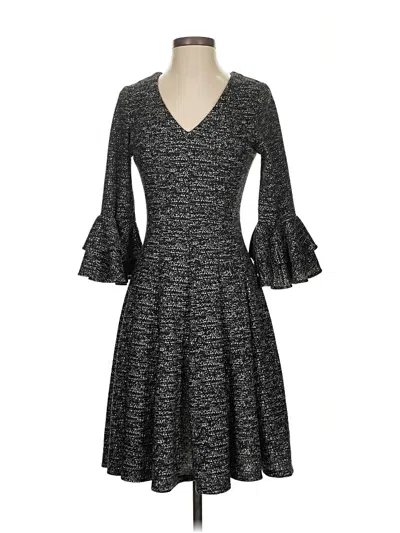 Pre-owned Gabby Skye Cocktail Dress In Gray