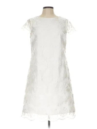 Pre-owned Gabby Skye Cocktail Dress In Ivory