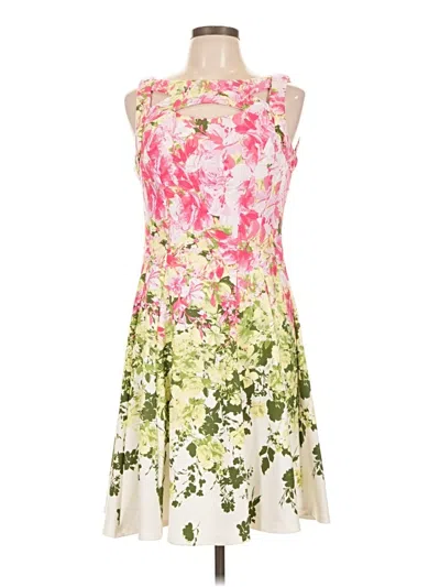 Pre-owned Gabby Skye Cocktail Dress In Pink