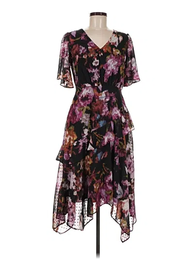 Pre-owned Gabby Skye Cocktail Dress In Purple