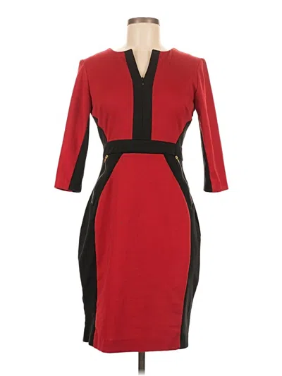 Pre-owned Gabby Skye Cocktail Dress In Red