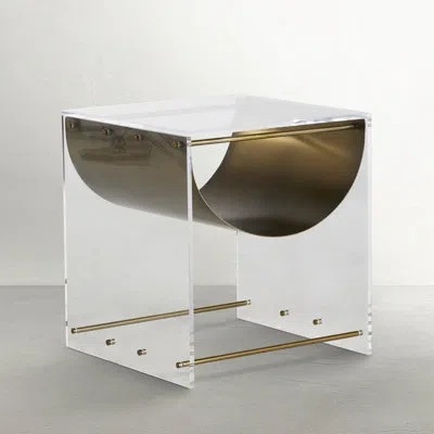 Gabby Skylar Side Table In Clear