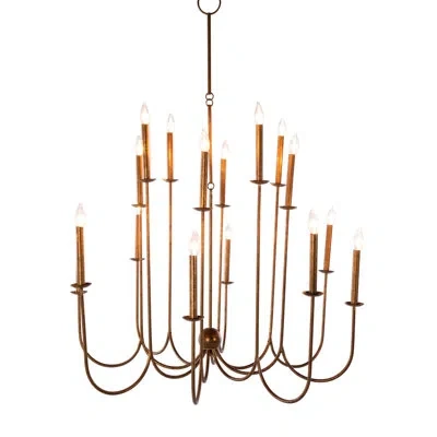 Gabby Snow 16 - Light Candle Style Chandelier In Ashwell Gold