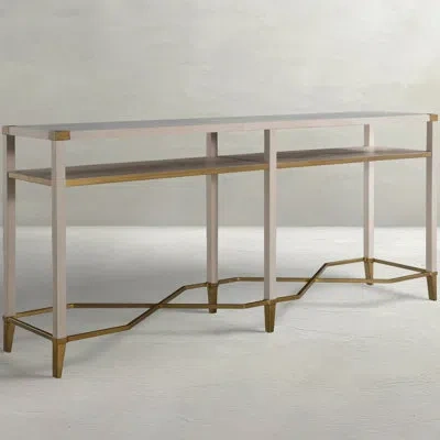 Gabby Sue Console Table - White In Neutral