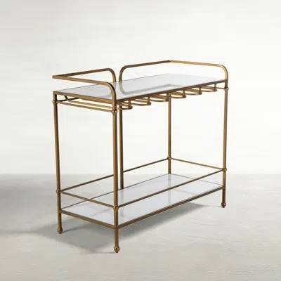 Gabby Thia 40.4" Console Table In Roman White