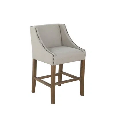 Gabby Winston Bar Stool In Burnished Oak