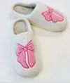 Gabby Women's Cozy Bow Slippers In Pink In Pink