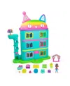 Gabby's Dollhouse 15 Piece Rainbow Celebration Dollhouse In Multi Color