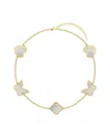 Gabi Rielle 14k Over Silver 10-12mm Mother Of Pearl Stackable Bracelet