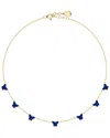 Gabi Rielle Butterfly Enamel Ethos Necklace