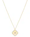 Gabi Rielle 14k Over Silver Cz Charm Necklace