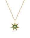 Gabi Rielle 14k Over Silver Cz Sparkling Necklace