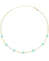 Gabi Rielle Turquoise Clover Necklace Cz4913ngptl