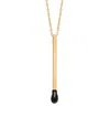 Gabi Rielle 14k Over Silver Enamel Matchstick Necklace