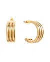 Gabi Rielle 14k Over Silver Mini Hoops In Gold
