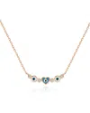 Gabi Rielle 14k Over Silver Protect Your Heart Pendant Necklace