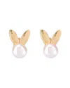 Gabi Rielle 22k Over Silver Mother-of-pearl Earrings