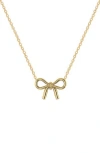 Gabi Rielle Bow Pendant Necklace