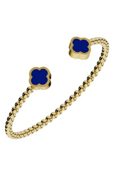 GABI RIELLE GABI RIELLE CLOVER FLEX CUFF BRACELET