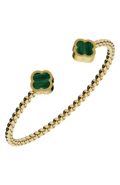 GABI RIELLE GABI RIELLE CLOVER FLEX CUFF BRACELET