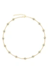 Gabi Rielle Effortless Staples Station Necklace In Gold