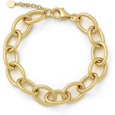 Gabi Rielle Italian Link Adjustable Chain Bracelet In Gold