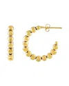 Gabi Rielle Love In Bloom 14k Over Silver Medium Hoops