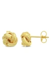 Gabi Rielle Love Knot Stud Earrings In Gold