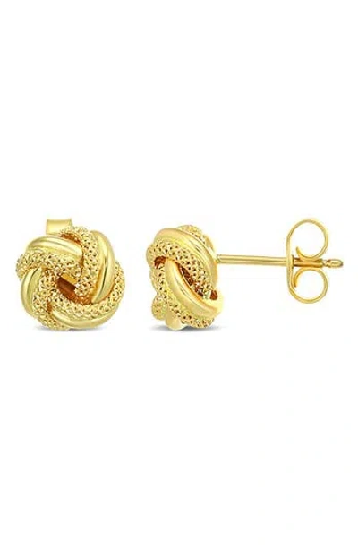 Gabi Rielle Love Knot Stud Earrings In Gold
