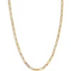 Gabi Rielle Mini Link Paper Clip Chain Necklace