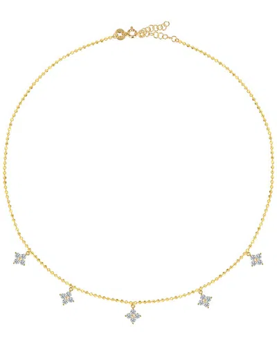 Gabi Rielle Multi Star Dangle Necklace In Gold