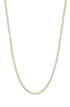 Gabi Rielle Rolo Link Chain Necklace In Gold