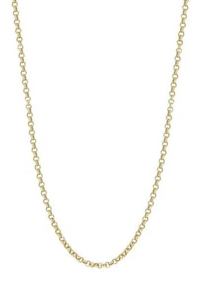 Gabi Rielle Rolo Link Chain Necklace In Gold