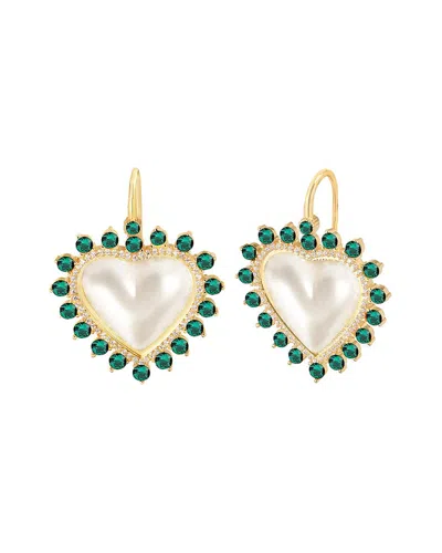 Gabi Rielle Sweet Pearl Heart Earrings