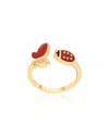 Gabi Rielle Lady Rouge Adjustable Ring