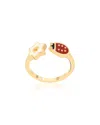 Gabi Rielle Lady Scarlet Adjustable Ring