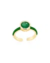 Gabi Rielle Emerald Serenity Ring