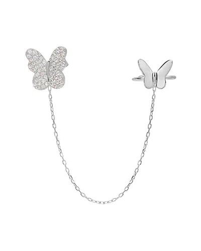 Gabi Rielle Silver Cz Ear Cuff
