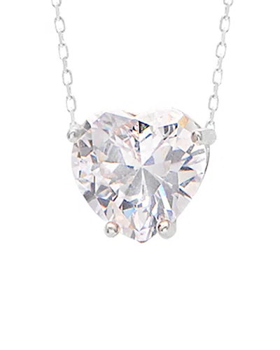 GABI RIELLE GABI RIELLE SILVER CZ SOLITAIRE NECKLACE