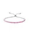 Gabi Rielle Silver Enamel Evil Eye Bracelet