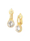 Gabi Rielle Women's 14k Yellow Gold Vermeil & Cubic Zirconia Drop Earrings In Yellow Gold
