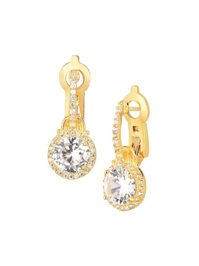 Gabi Rielle Women's 14k Yellow Gold Vermeil & Cubic Zirconia Drop Earrings
