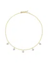 Gabi Rielle Women's Season Standouts 14k Yellow Gold Vermeil & Cubic Zirconia Dangle Necklace In Gold