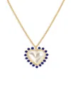 Gabi Rielle Sweet Pearl Heart Necklace In Gold