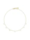 Gabi Rielle Butterfly Enamel Ethos Necklace In White